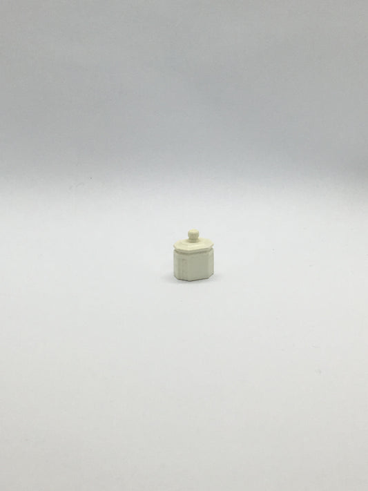Playmobil Dose - Zuckerdose - weiß - C0606