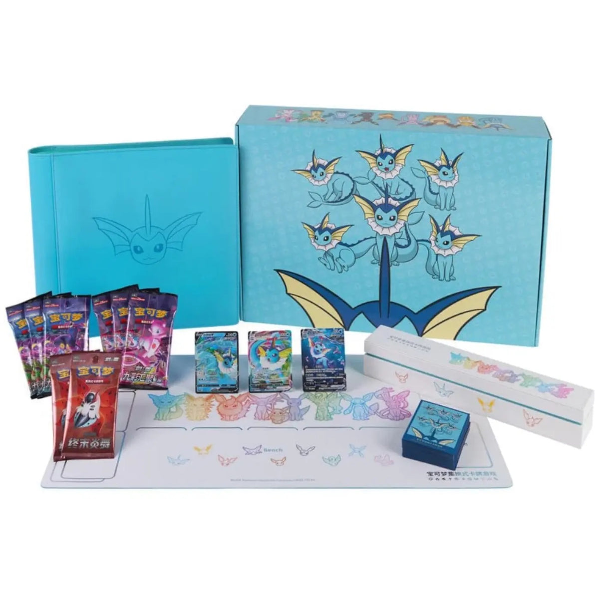 Pokemon TCG - Vaporeon Exclusive Gift Collection Box - Chinesisch