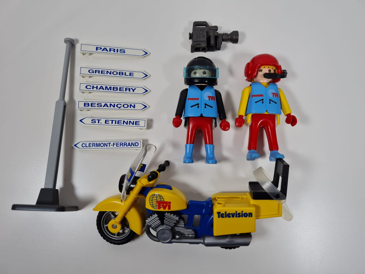 Playmobil TV Motorrad mit Kameramann (3847) - 0564
