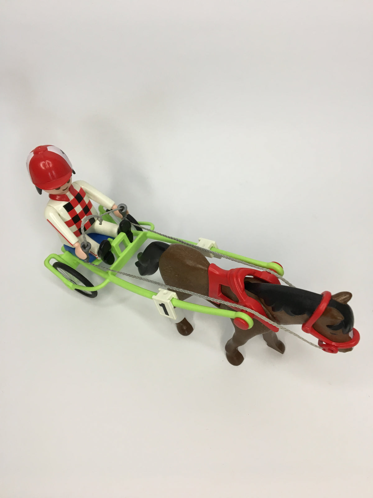 Playmobil Trabrennpferd mit Sulky 4192 - C0478