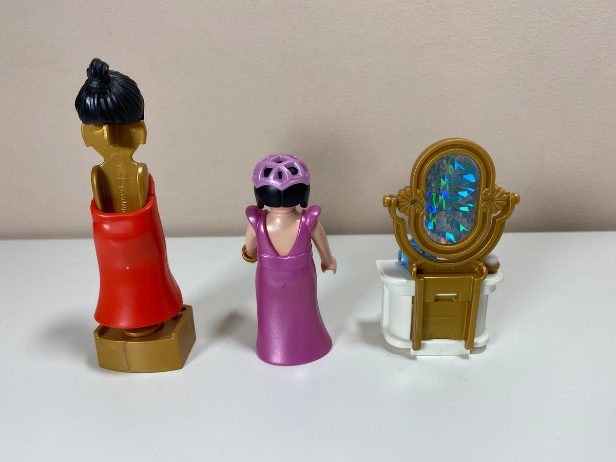 Playmobil Frau mit Schminktisch - Kleiderpuppe - 2x Kleider - 0433