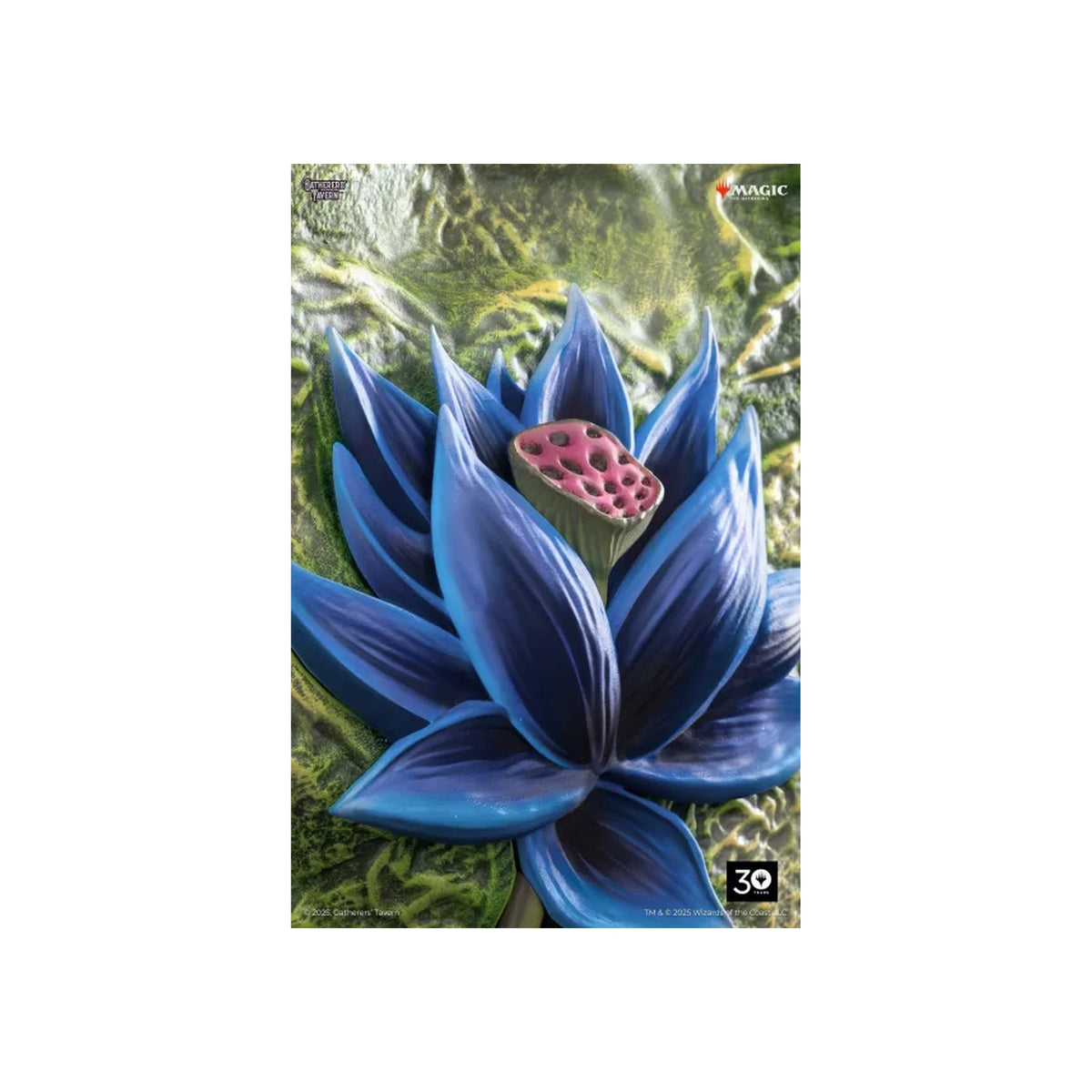 Gatherers' Tavern - Magic The Gathering - Black Lotus Relief Sculpture - Replica