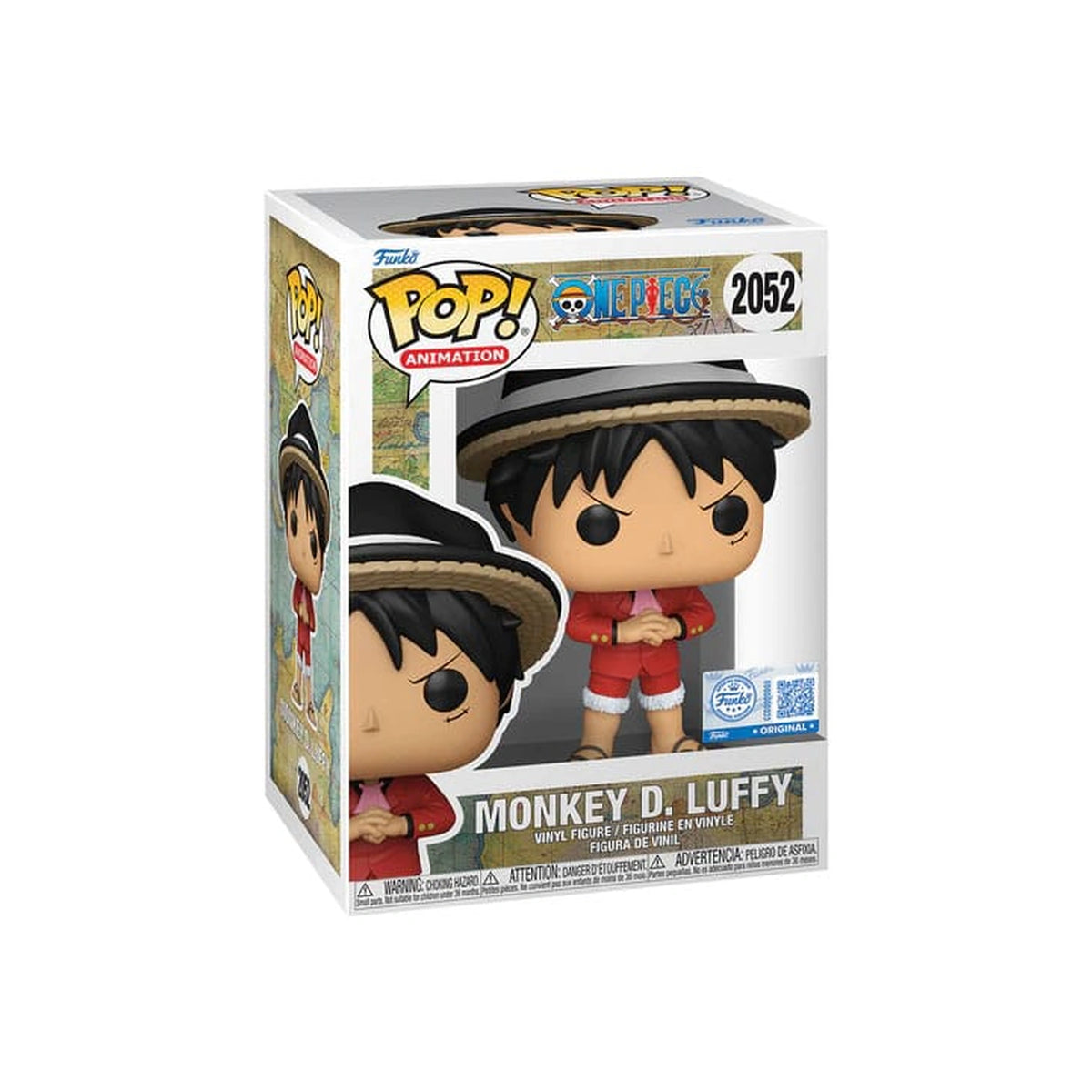 Funko POP! Animation - One Piece - Monkey D. Luffy #2052 *Exclusive Edition*