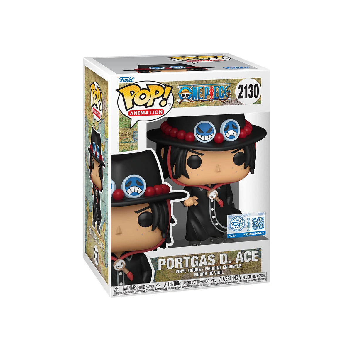 Funko POP! Animation - One Piece - Portgas D. Ace #2130 *Exclusive Edition*