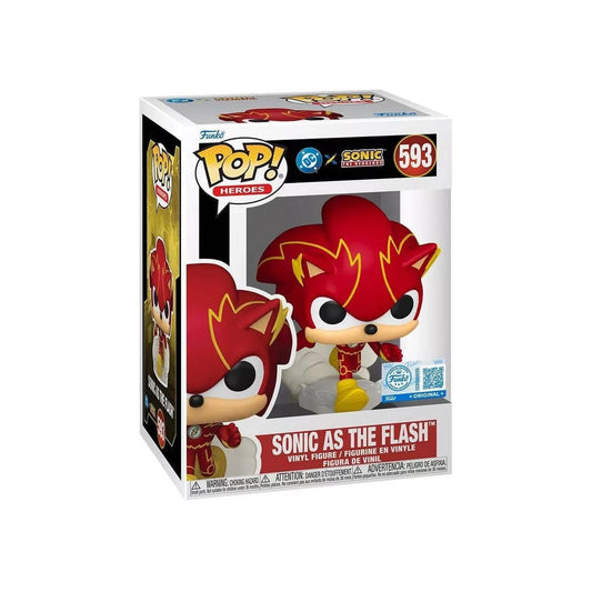 Funko POP! Heroes - DC Sonic the Hedgehog - Sonic as The Flash #593