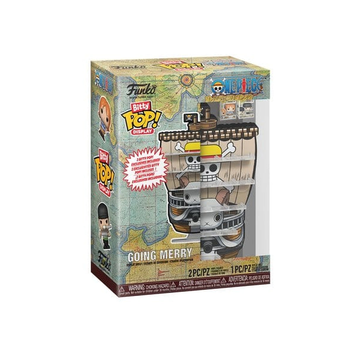 Funko Bitty POP! - One Piece - Display Going Merry *inkl. 2 Bitty POP! Figuren*