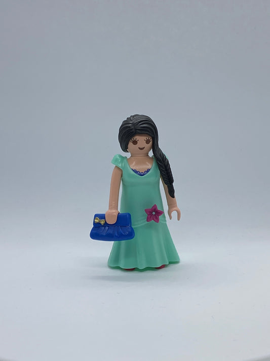 Playmobil Frau mit Kleid und Tasche - Figur - A3048
