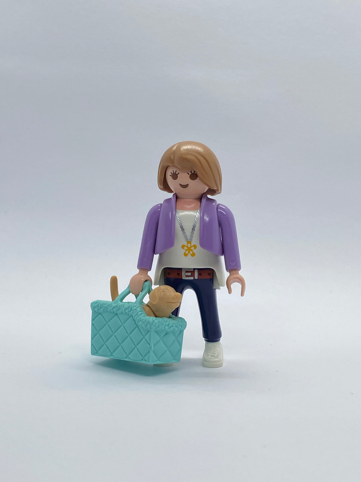Playmobil Frau mit Hund in Handtasche - Figur- 0527