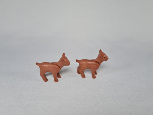 Playmobil 2x kleine Ziegen - Bauernhof  - Tier - Ersatzteil - Zubehör - 0444