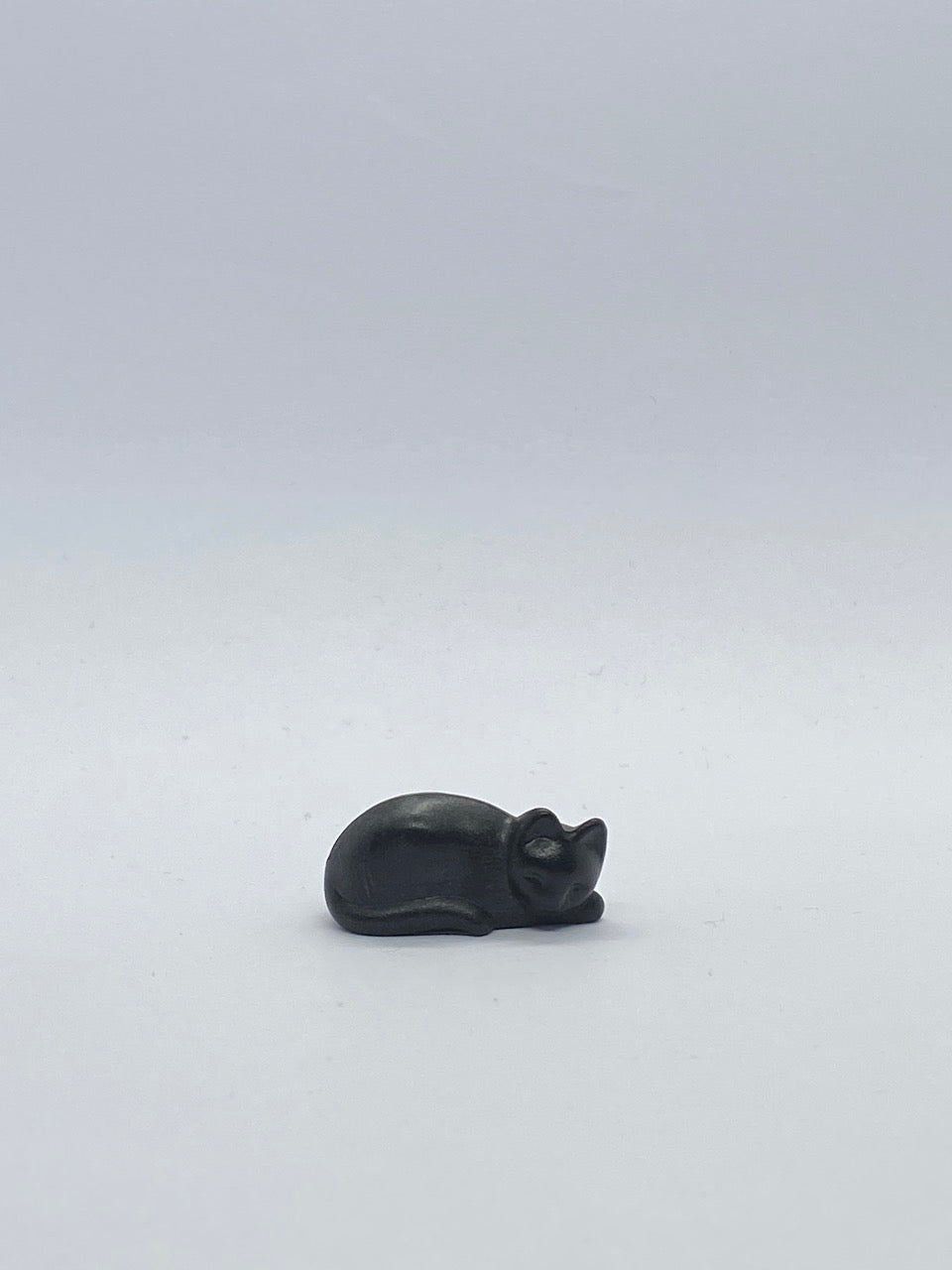 Playmobil Katze - schwarz - liegend - Vintage - A0369
