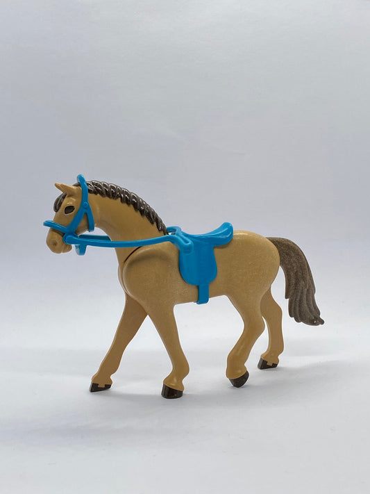 Playmobil Pferd mit Sattel und Zaumzeug - Reiterhof - Tier - A0720
