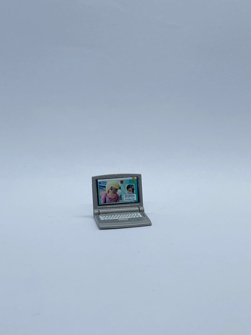 Playmobil Laptop - silber - Büro - Schule - A0783