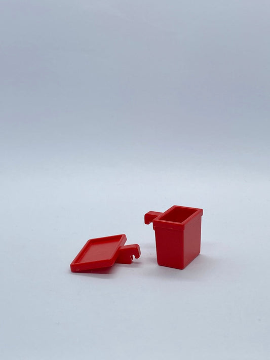 Playmobil Schultafel Ersatzteil rot - Ablage - Korb - Schule - A0786