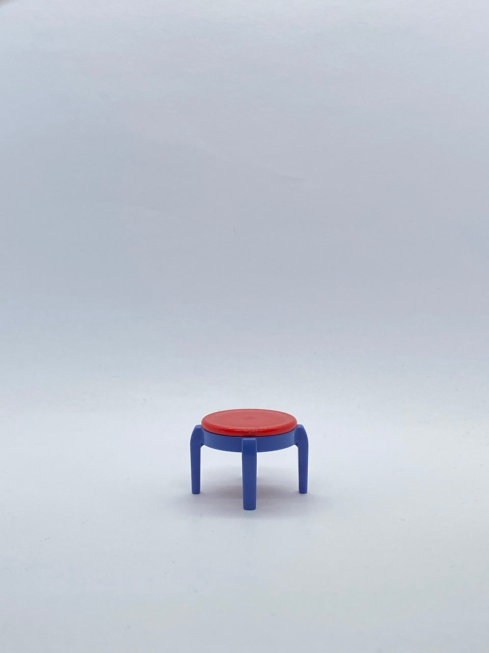 Playmobil Hocker - blau - rot - A1137