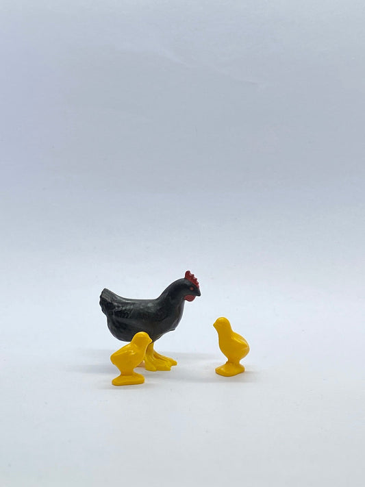 Playmobil Huhn mit Küken - Schwarz - A1146