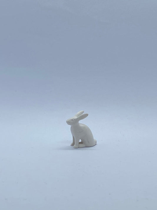 Playmobil Hase weiß mit langen Ohren - sitzend - A1174