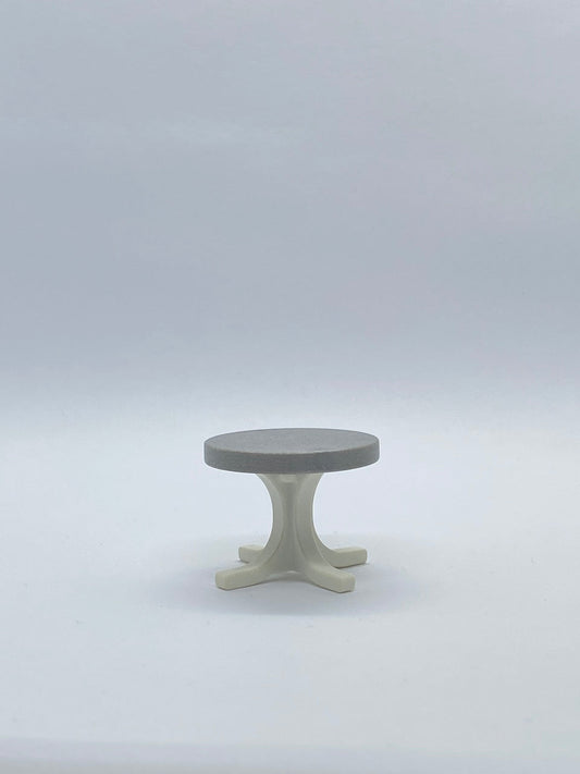 Playmobil Tisch - klein - weiß - silber - A1764