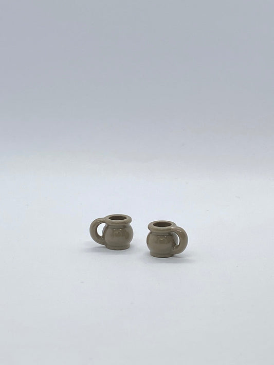 Playmobil 2x Becher - grau - A2316