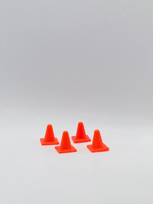Playmobil 4x kleine Verkehrshütchen - A2842