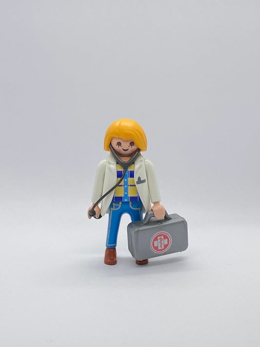 Playmobil Ärztin mit Arztkoffer und Stethoskop - Krankenhaus - Figur - A2844