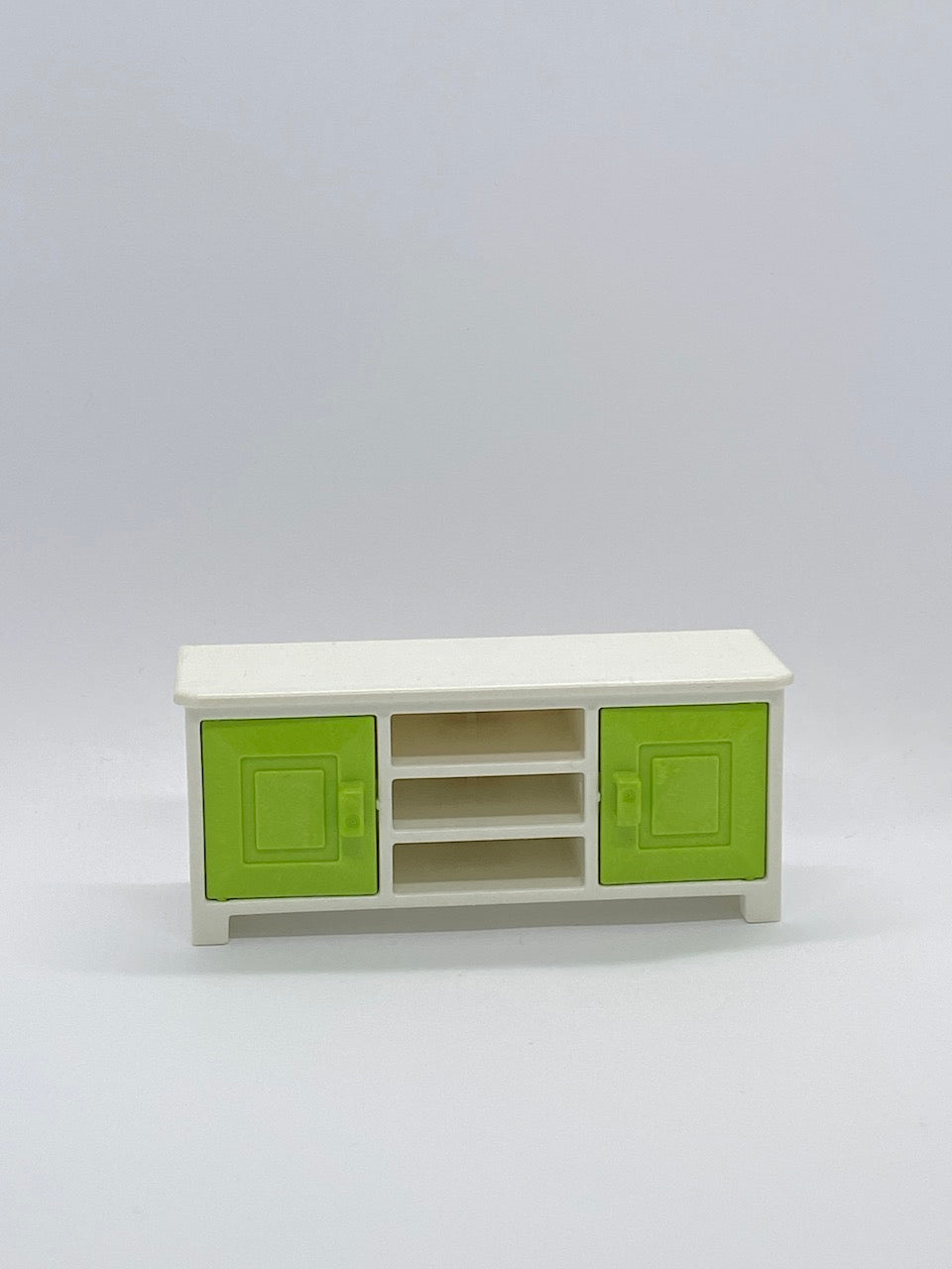 Playmobil Sideboard mit Türen - weiß-grün - A2859