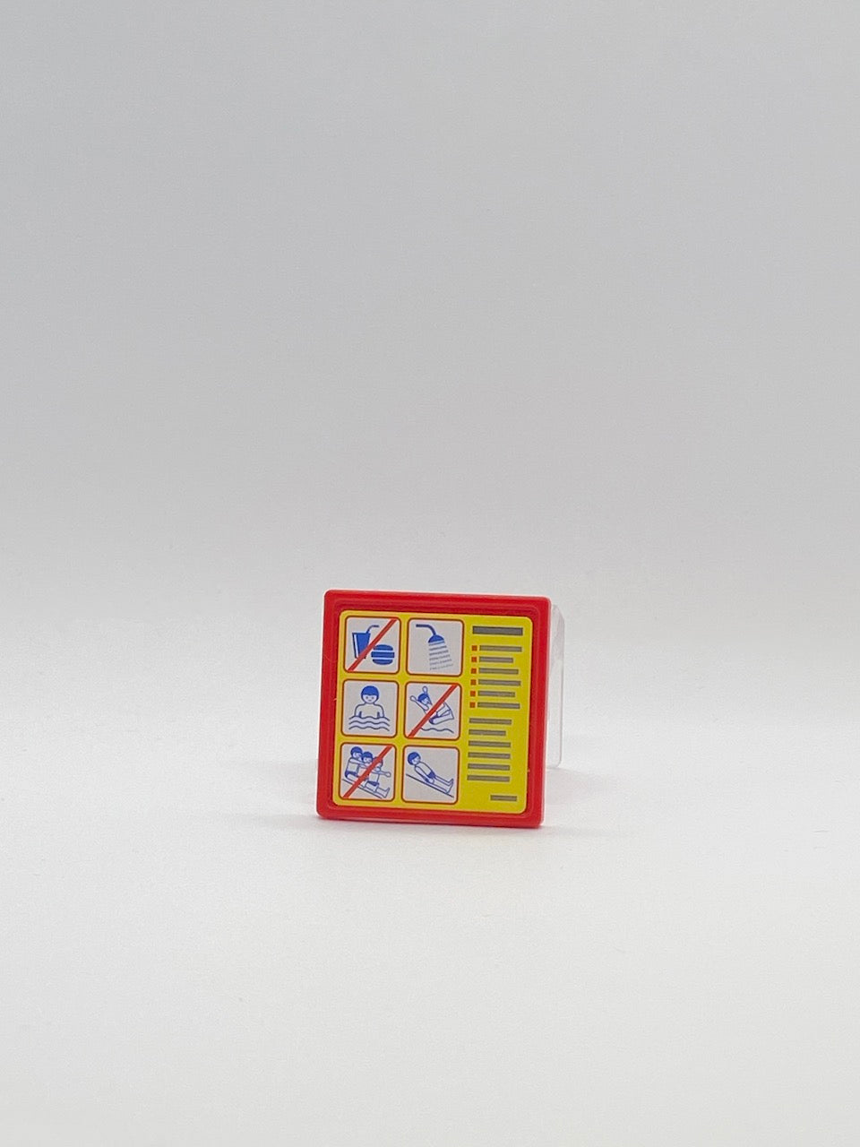Playmobil Schwimmbad - Schild - Ersatzteil - A2896