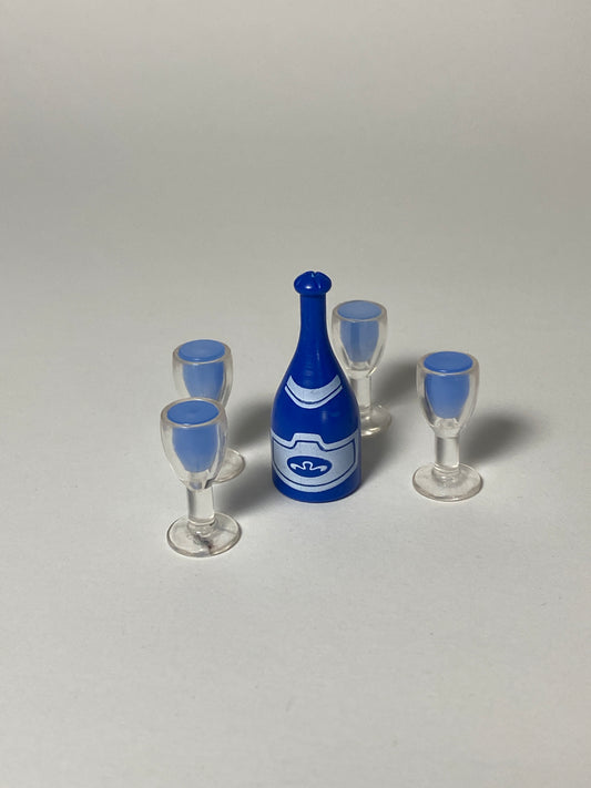 Playmobil Sektflache mit 4x Gläser - Hochzeit - Party - Zubehör - 0588