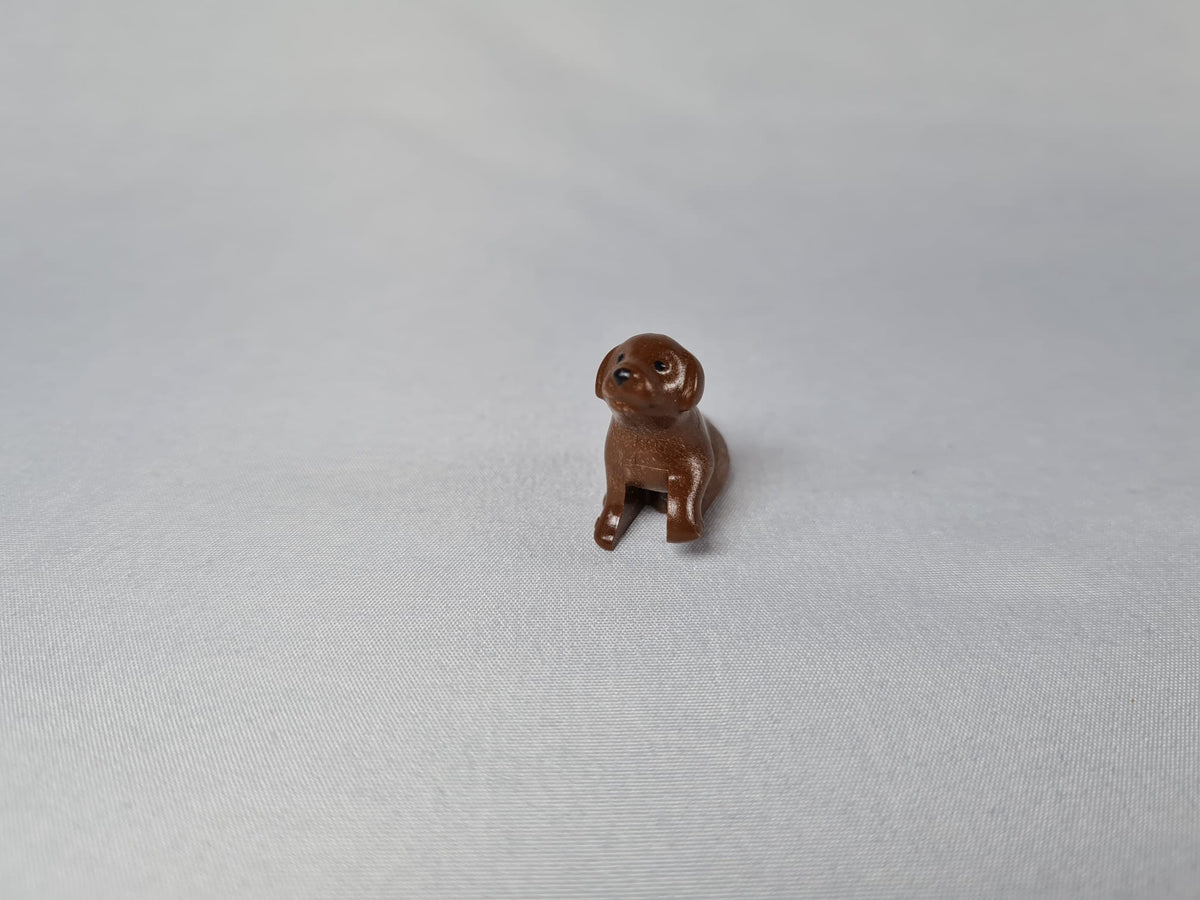 Playmobil Welpe sitzend - Hund - Tier - 0443