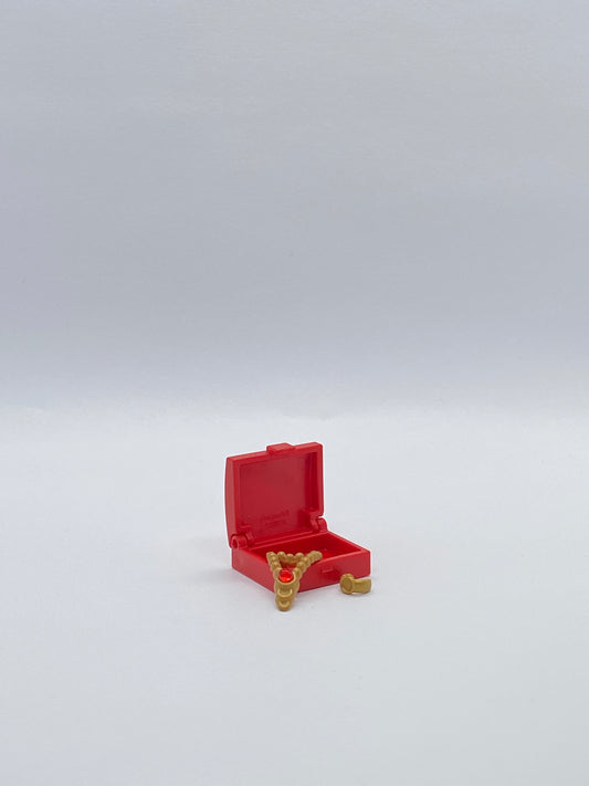 Playmobil Geschenkbox mit Kette und Uhr - rot - A2586