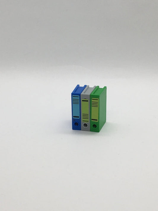 Playmobil 3x Ordner - Schule - Büro - C2673