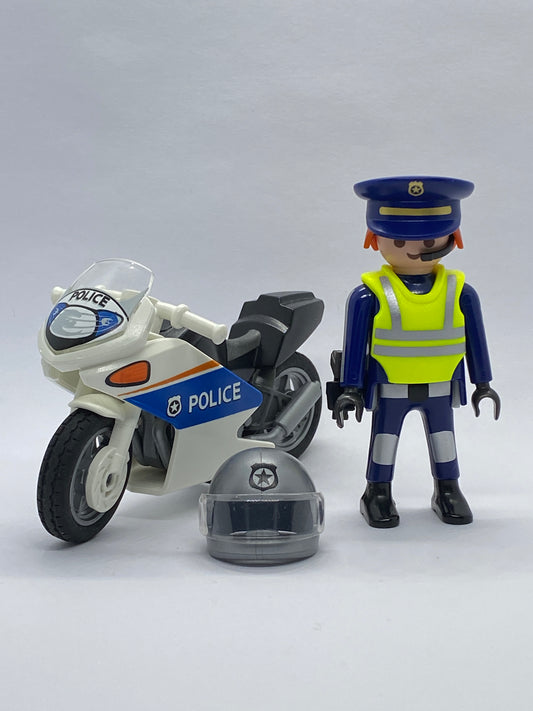 Playmobil Polizist mit Motorrad - A3237