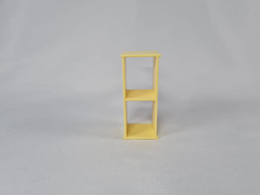 Playmobil Regal gelb 2 Fächer - Wohnzimmer - Zubehör - 0473