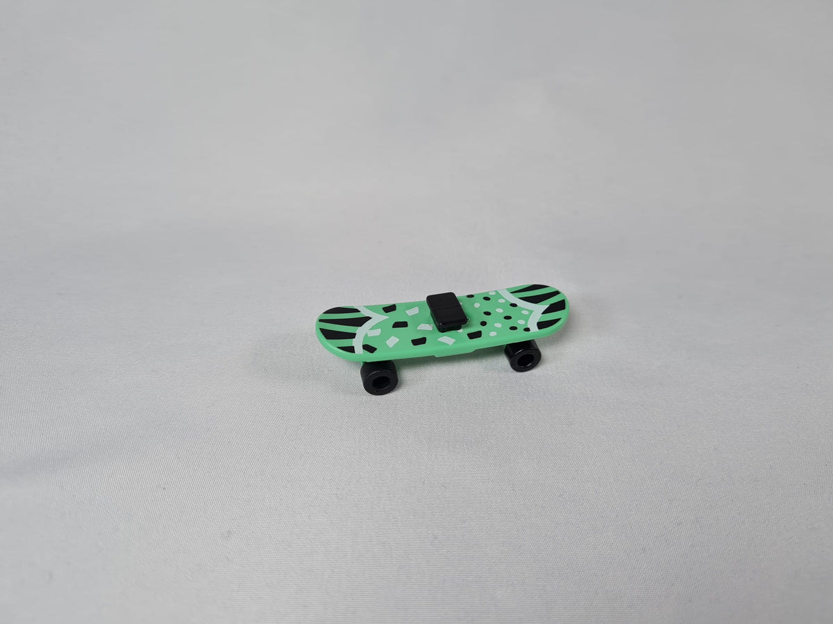 Playmobil Skateboard grün schwarz weiß - 0571