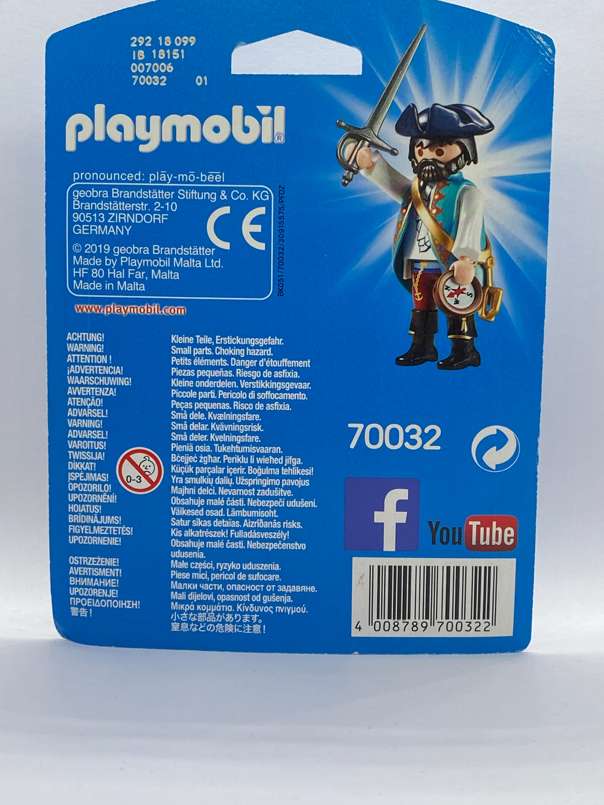 Playmobil Playmo-Friends Pirat mit Kompass - 70032 -Neu