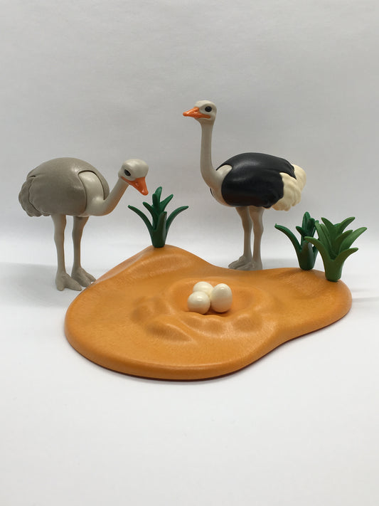 Playmobil Straußenpaar mit Nest 4831 - C1393