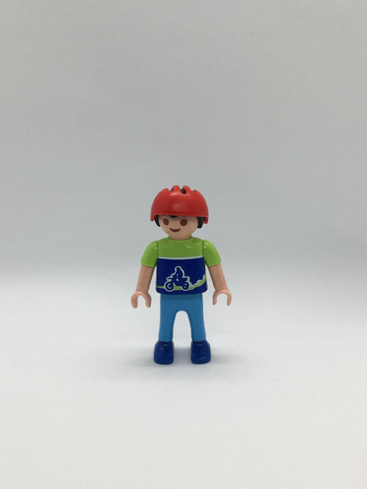 Playmobil Junge mit Helm - Figur - C1477