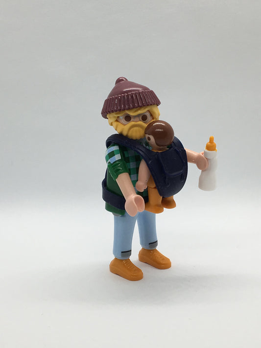 Playmobil Mann mit Baby - Figur - Serie 25 - C1622