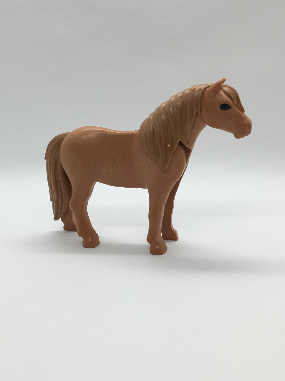 Playmobil Pony - hellbraun mit hellbrauner Mähne- Tier - C1791