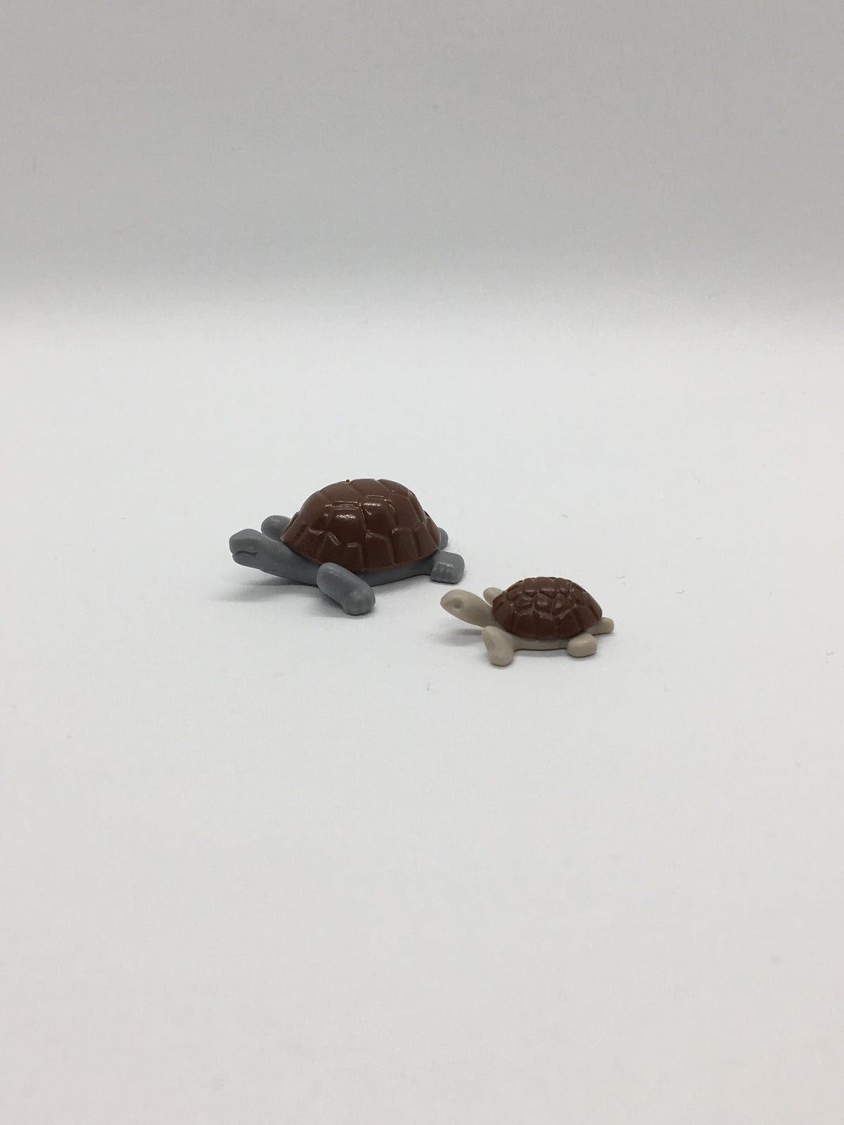 Playmobil 2x Schildkröten - brauner Panzer - Tier - C1793