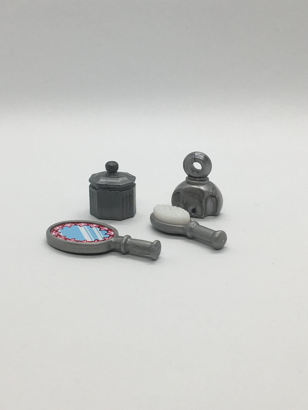 Playmobil Frisierset mit 2 Döschen - silber - Traumschloss - Zubehör - C1876