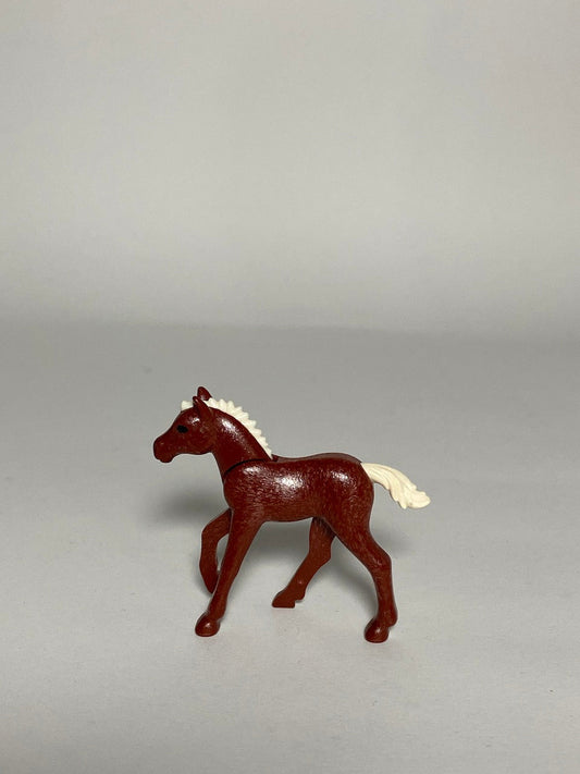 Playmobil Pony Fohlen - rotbrau mit weißer Mähne - 8734