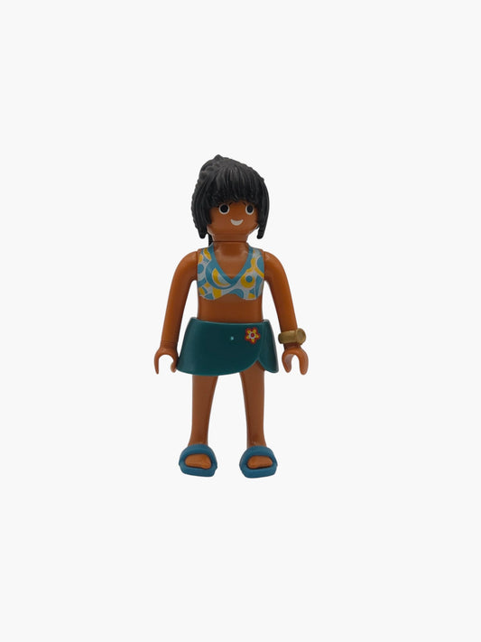 Playmobil Frau im Bikini mit Rock und Badelatschen - Figur - N1385