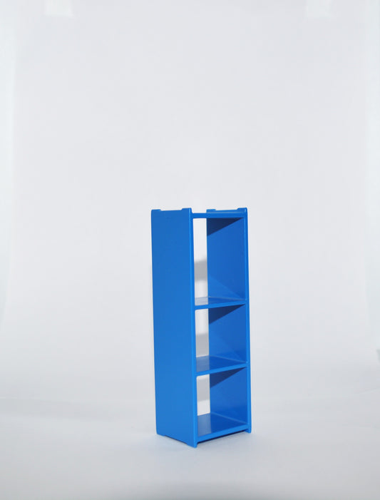 Playmobil Regal - 3 Fächer - blau - Möbel - P0194