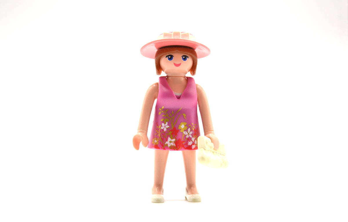 Playmobil Frau im Kleid mit Hut - Figur - P0656