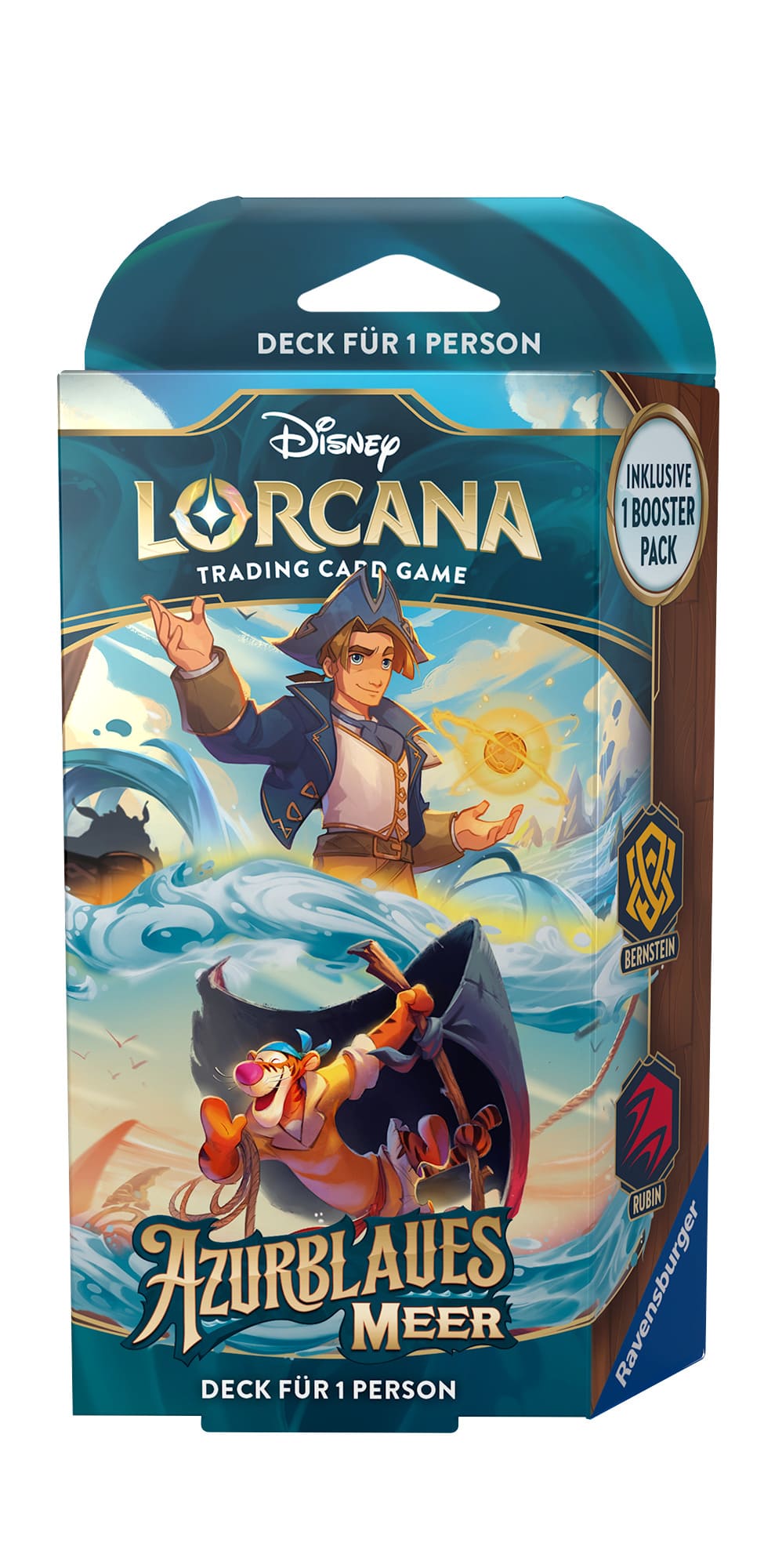 Disney Lorcana TCG - Azurblaues Meer - Starter Deck - Bernstein Rubin - DE