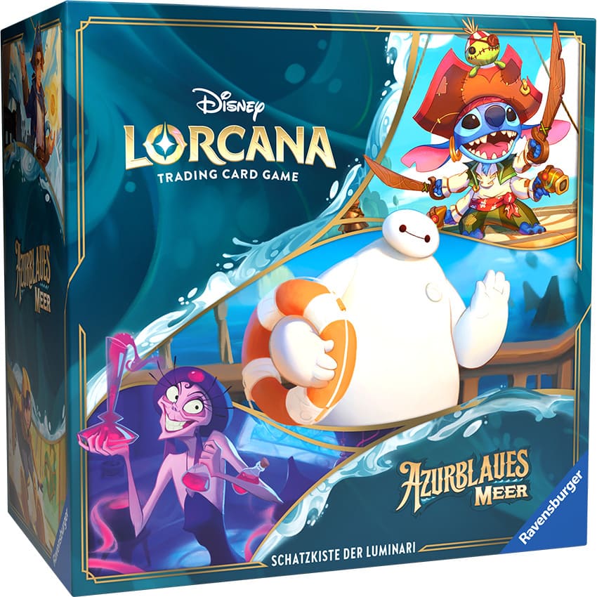 Disney Lorcana TCG - Azurblaues Meer - Schatzkiste der Luminari - DE