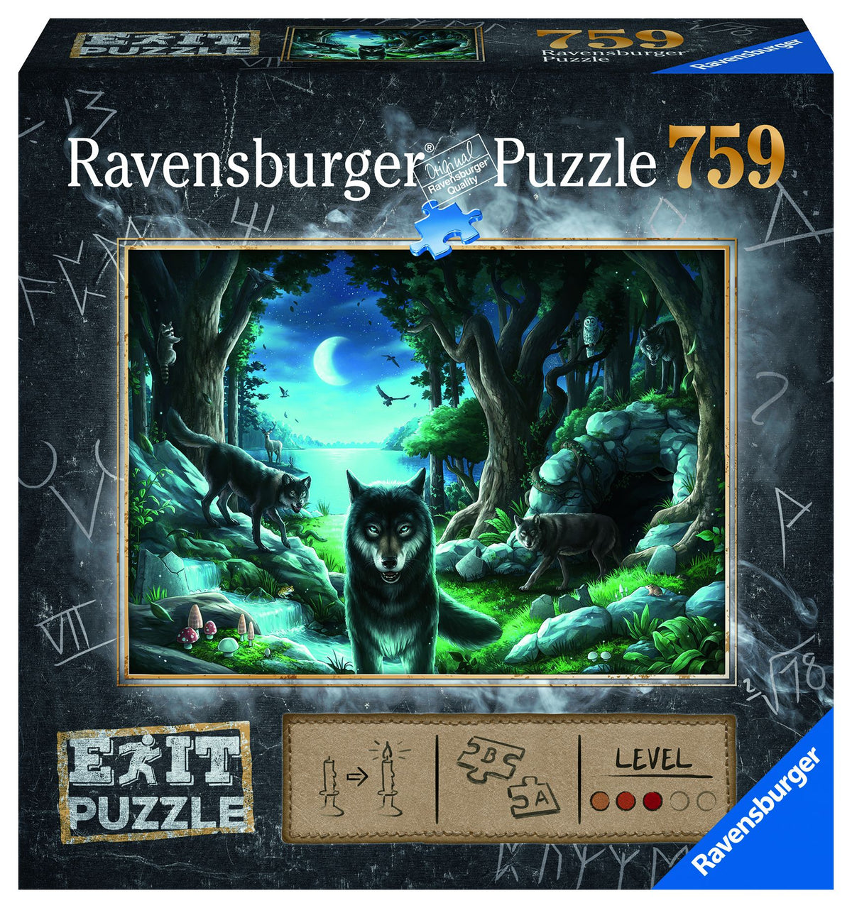 Ravensburger - Exit Puzzle - Wolfgeschichten - 759 Teile