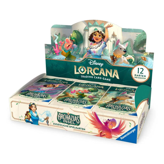Disney Lorcana TCG - Archazias Insel - Booster Display (24 Booster) - DE