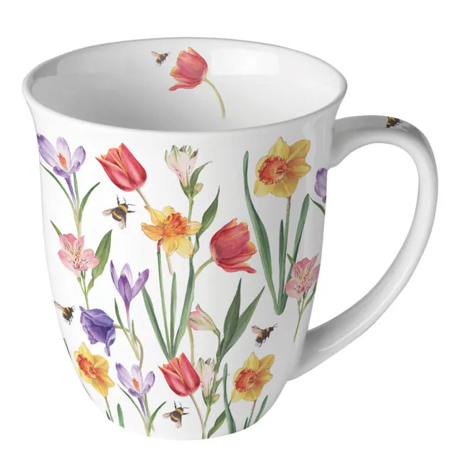 Ambiente - Tasse 0,4L - Blumen im Frühling