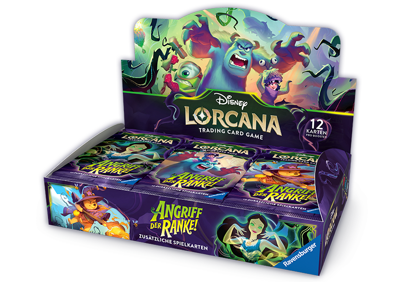 Disney Lorcana TCG - Angriff der Ranke! - Booster Display (24 Booster) - DE